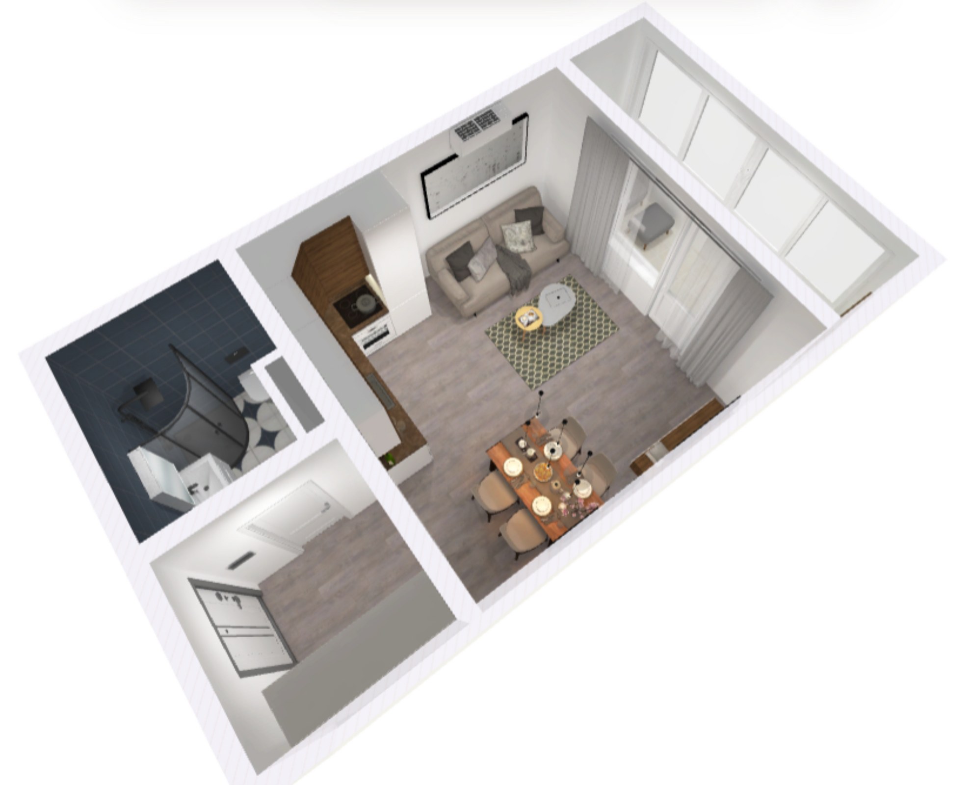 1-комнатная квартира, 27,6 м², 7/18 эт., ул Геннадия Донковцева, 7