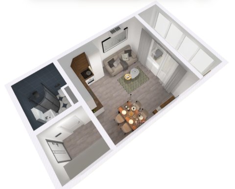 1-комнатная квартира, 27,6 м², 7/18 эт., ул Геннадия Донковцева, 7