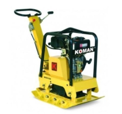Виброплита 161кг реверсивная бензиновая (Loncin G200), KOMAN MS160-2