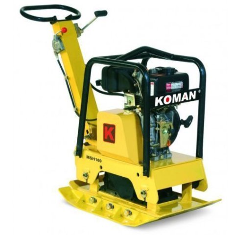 Виброплита 165кг дизельная (Hi-Earn 178FE), KOMAN MS160-1