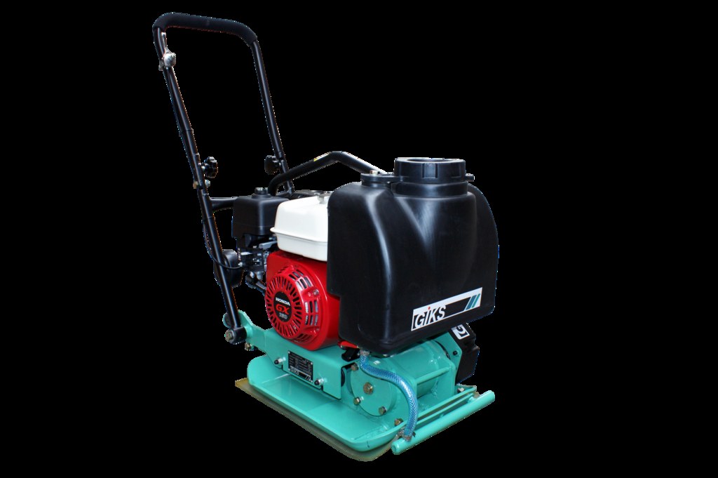 Виброплита 65кг бензиновая с ковриком (Honda GX160), GIKS PC60HSET