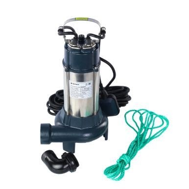 Фекальный насос 1800Вт, 400л/мин, напор 10,0м, UNIPUMP FEKACUT V1800DF