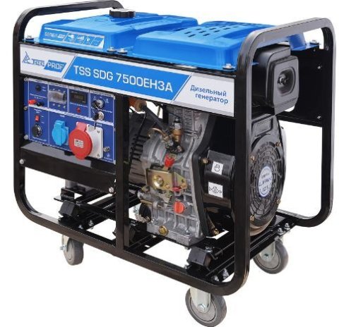 Генератор 7,0кВт дизельный 380В, SDG 7500EH3A