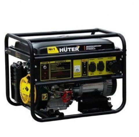 Электрогенератор 7,5кВт/220 В бензиновый, Huter DY9500LX