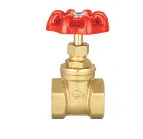 Задвижка клиновая латунная 1", Double-Lin LL4030(light type) 1"