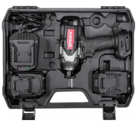 Гайковерт ударный 2500Нм аккумуляторный бесщёточный 1"DR, 2Акб 20V/8Aч, Thorvik BWI20525