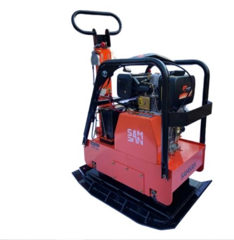 Виброплита 255кг дизельная реверсивная, Hi-Earns 186FE, SAMSAN RP3431