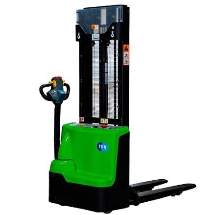 Штабелер самоходный 1,5т/3.5м, TOR WS15H-3500SC PRO Li-ion 24/100 контроль скорости подъема