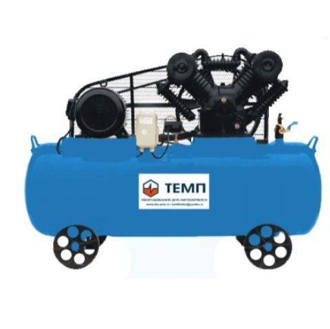 Компрессор 800 л/мин, ресивер 500л, 10бар, 5,5кВт, 380В, ТЕМП TC500LA800