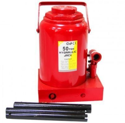 Домкрат бутылочный 50т h=280-450мм, TORIN TH95004
