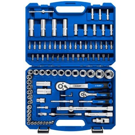 Торцовые головки 4-32мм, 1/2", 1/4", биты-головки, ключи, ЗУБР 27635-H94_z01