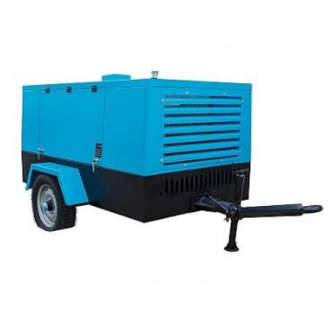 Винтовой компрессор 6 м3/мин, дизельный на шасси, 8 Бар, 75HP, DALI DLCY-6/8F-X