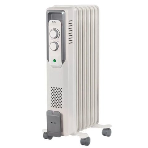 Масляный радиатор 1,5кВт, 7 секций, Ballu CUBE BOH/CB-07W 1500