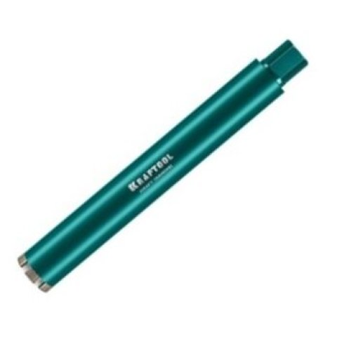 Алмазная коронка по железобетону 132х450мм 1+1/4", сухое сверление, KRAFTOOL 29825-132