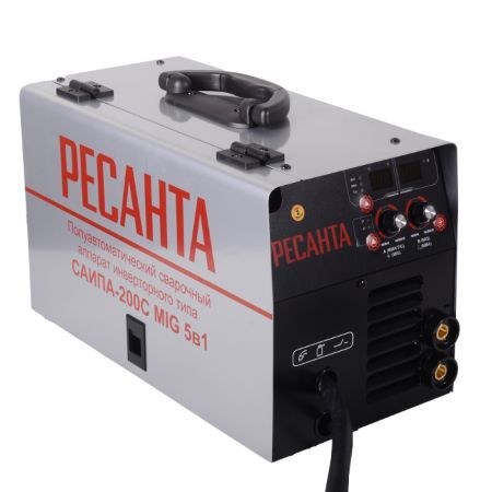 Сварочный аппарат 15-200А, инверторный полуавтомат РЕСАНТА САИПА-200C