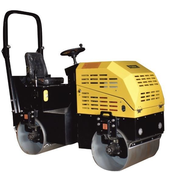 Виброкаток 970кг бензиновый Honda GX390, с сиденьем, VEKTOR VRDR-1000