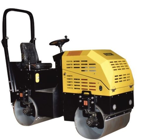 Виброкаток 970кг бензиновый Honda GX390, с сиденьем, VEKTOR VRDR-1000