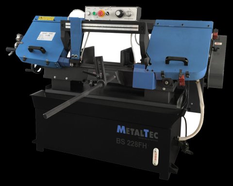 Ленточнопильный станок до 228мм под 90гр, 1500Вт, 380 В, MetalTec BS-228FH