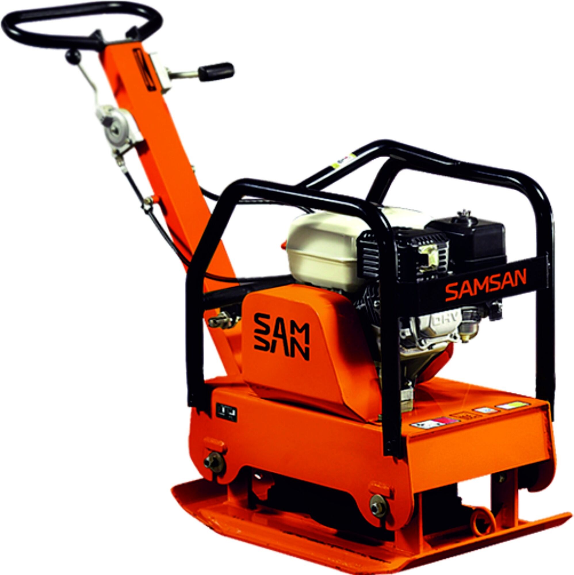 Виброплита реверсивная 125кг Loncin G200F , Samsan RP31