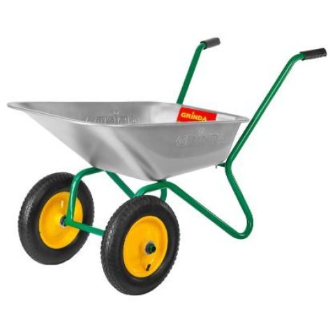 Тачка 80л/100кг садовая двухколесная, GRINDA 422400_z01