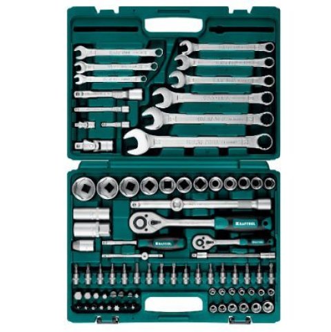 Торцовые головки 4-32мм, 1/4", 1/2", 82 предмета KRAFTOOL 27887-H82_z03