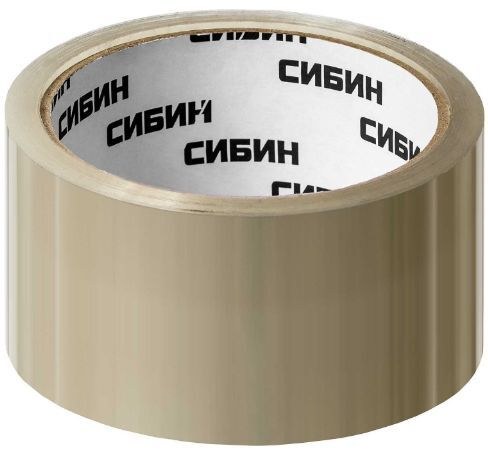 Клейкая лента 48ммх50м, 40мкм прозрачная, СИБИН 12055-50-50_z02