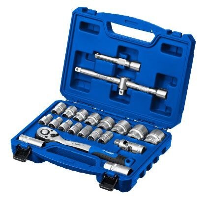 Торцовые головки 10-32мм 1/2", 21 предмет, ЗУБР 27632-H22_z01