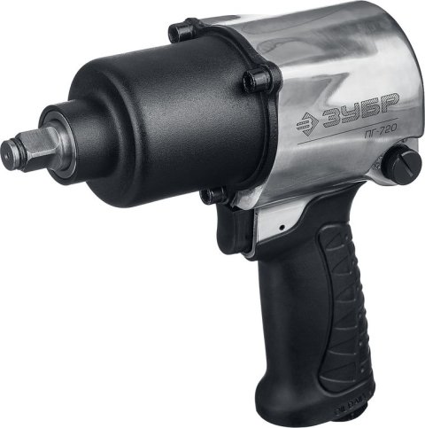 Пневмогайковерт 720Нм, 1/2", 7000об/мин, ЗУБР ПГ-720 64260