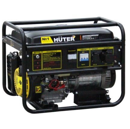 Генератор 8,5кВт/380В бензиновый HUTER DY11000LX-3