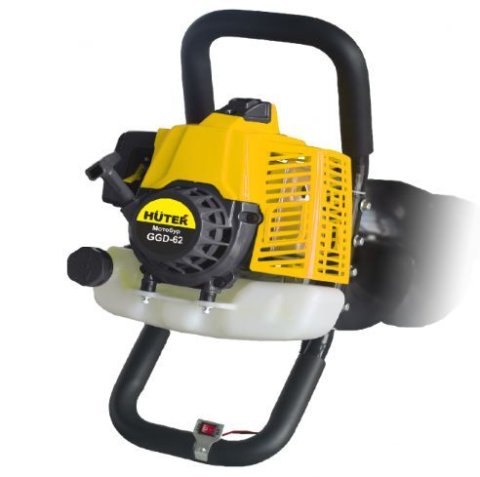 Мотобур 2.4кВт, 63куб.см, HUTER GGD-62