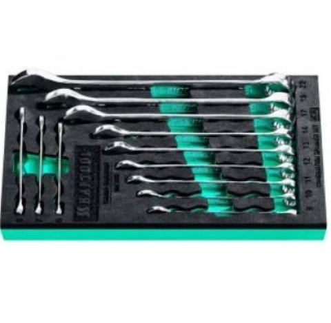 Комбинированные гаечные ключи 6-22мм, 12шт, KRAFTOOL 27079-H12E