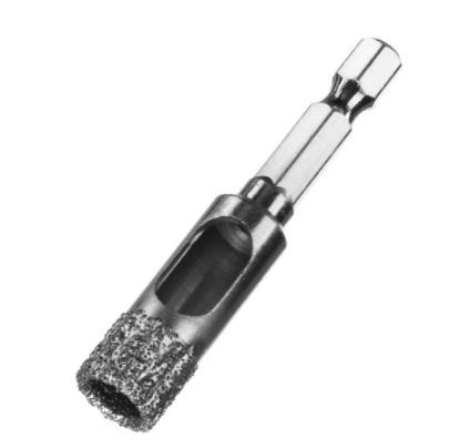 Cверло алмазное d=8мм L=35мм по керамограниту HEX 1/4", ЗУБР 29865-08