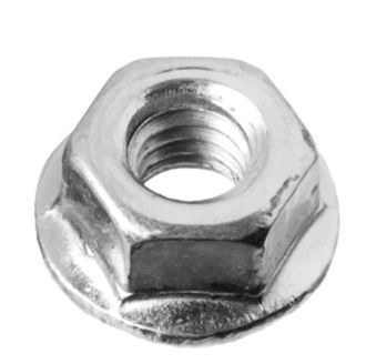 Гайка DIN 6923 с фланцем, M6, 5кг, оцинкованная, ЗУБР 303630-06
