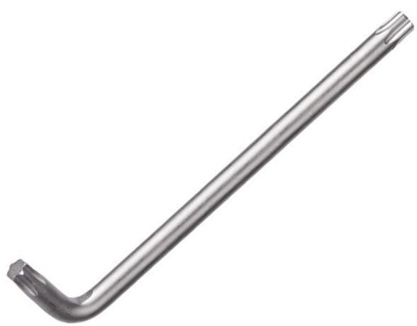 Ключ TORX 40 имбусовый длинный, Cr-Mo, сатинир.покрытие, ЗУБР 27452-40