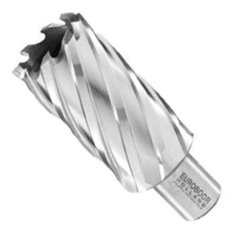 Корончатое сверло d=20мм, L=55мм, HSS, Weldon19, EUROBOOR HCL.200