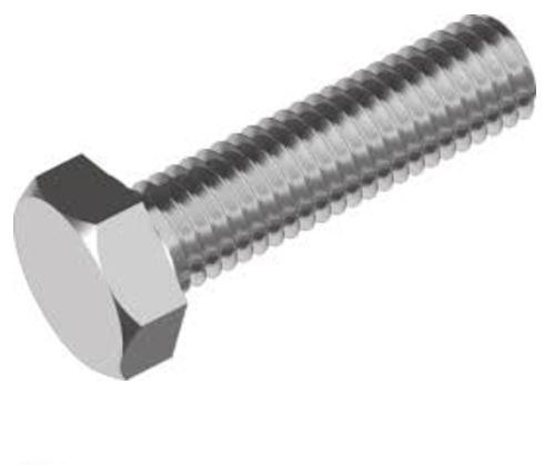 Болт M10x35мм ГОСТ 7798-70, прочность 5.8, оцинк., 5кг, ЗУБР 303080-10-035