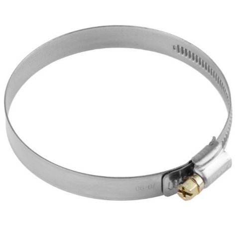 Хомуты 25-40мм червячные нержавеющие b=12мм, 100 шт, ЗУБР 37822-25-40-100