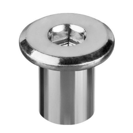 Гайка Эриксона с плоской головкой, M6x12мм, 5 кг, оцинк. ЗУБР 303770-5