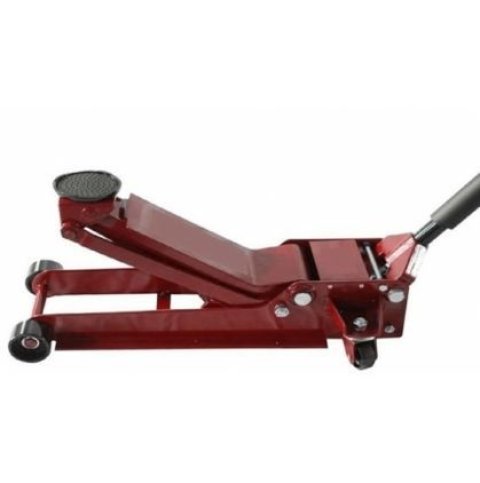 Домкрат 3,5т подкатной низкий H=70-508мм, 2 поршня, JINTENG MS0614235