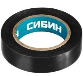 Изолента 10мх15мм черная, СИБИН 1235-2